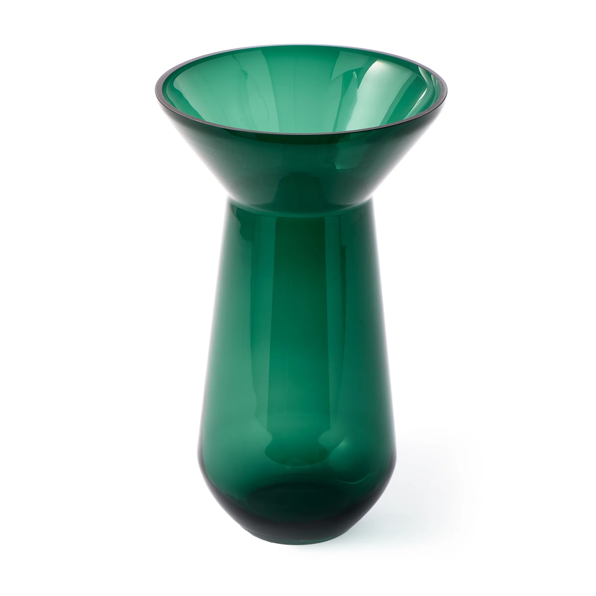 Long neck vase 45 cm, Mørkegrøn POLSPOTTEN