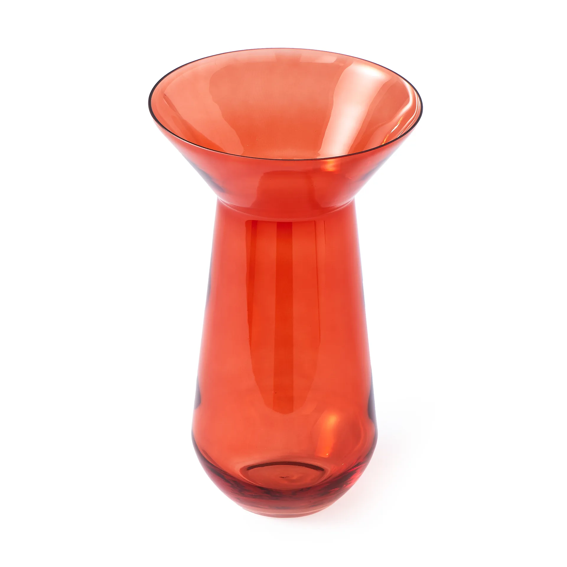 Long neck vase 45 cm, Orange POLSPOTTEN