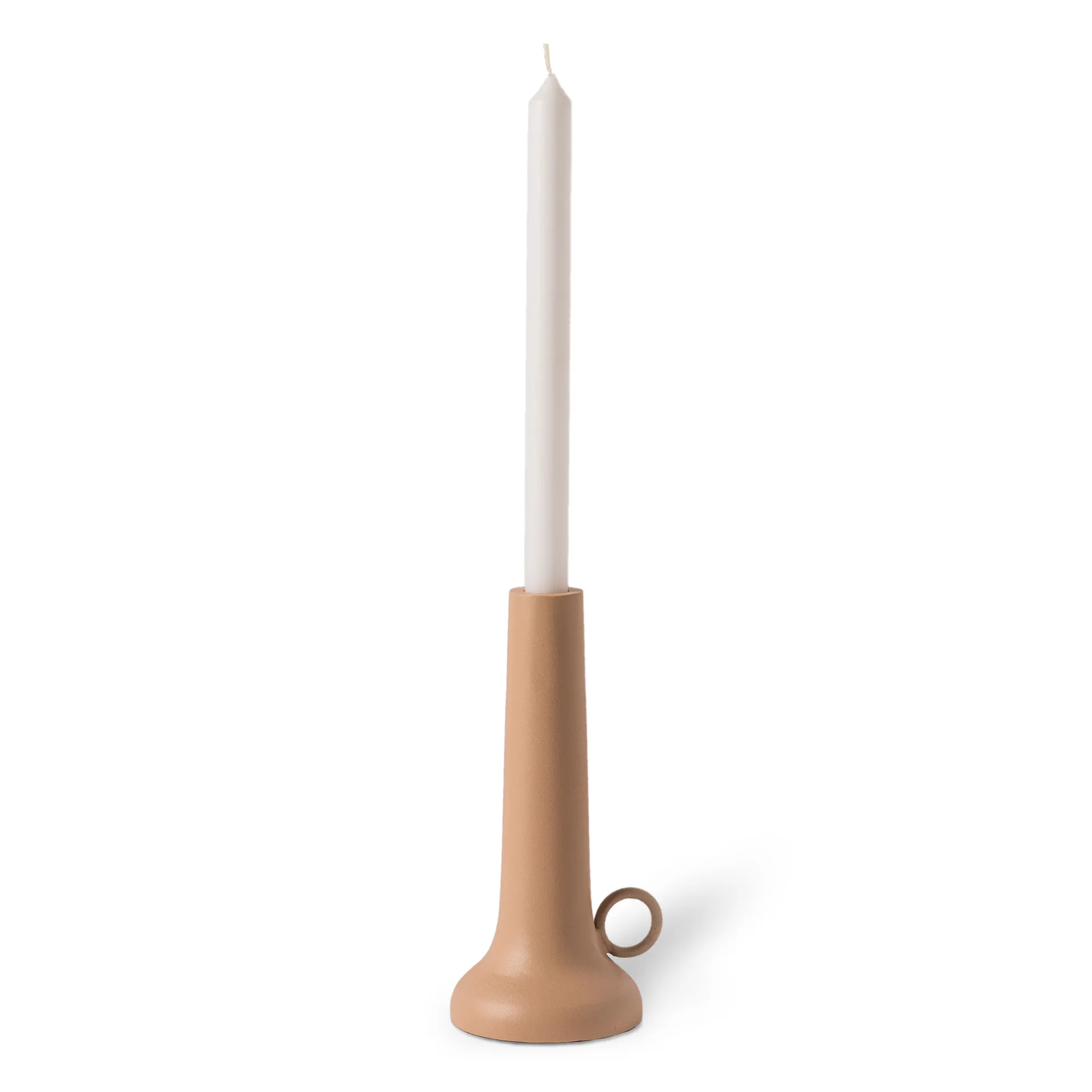Spartan lysholder S 22 cm, Beige POLSPOTTEN