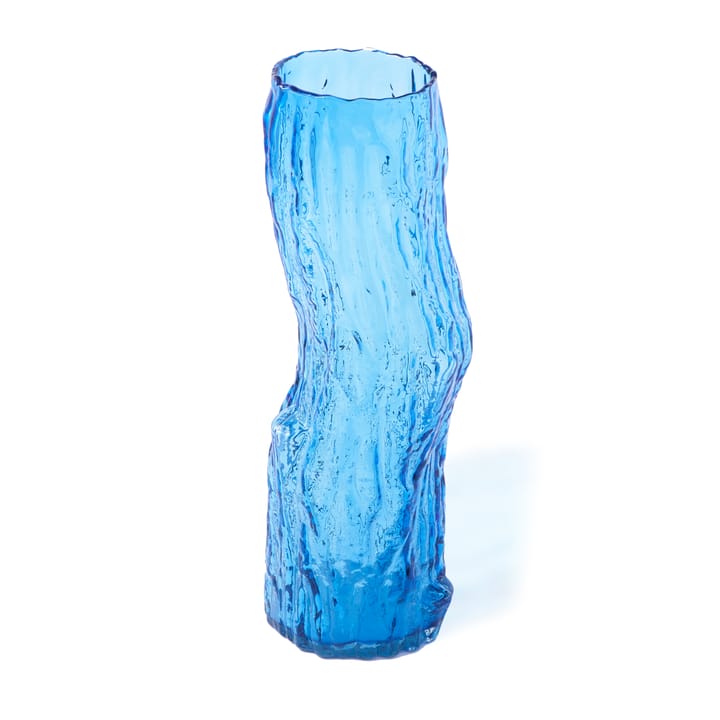 Tree log vase L 62 cm - Blå - POLSPOTTEN