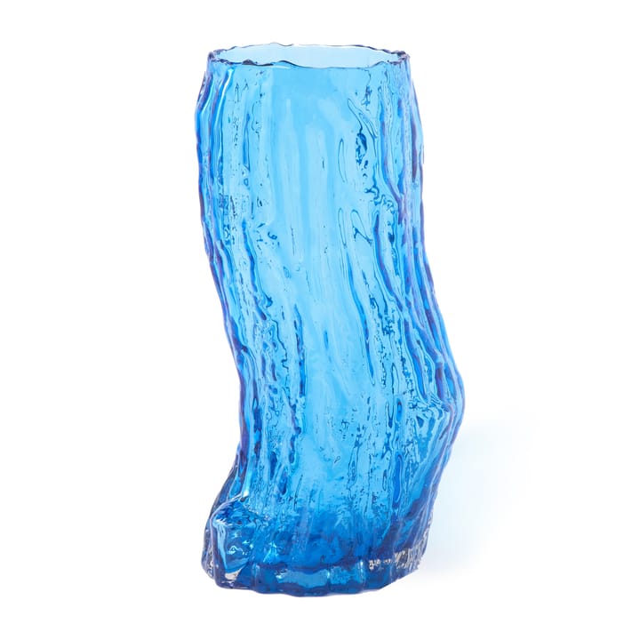 Tree log vase M 44 cm, Blå POLSPOTTEN