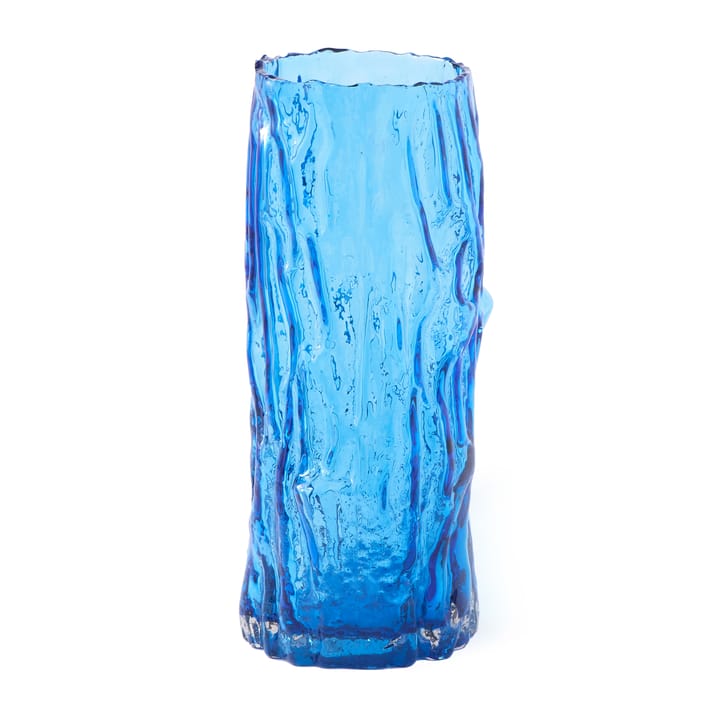Tree log vase M 44 cm, Blå POLSPOTTEN