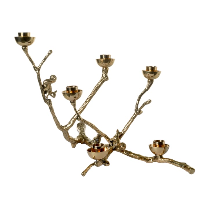 Twiggy egern lysestage 30 cm, Guld POLSPOTTEN