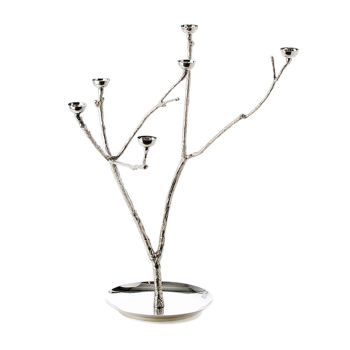 Twiggy lysestage L 65 cm - Sølv - POLSPOTTEN