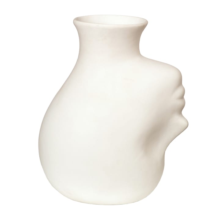 Upside-down head vase 25 cm - Hvid - POLSPOTTEN