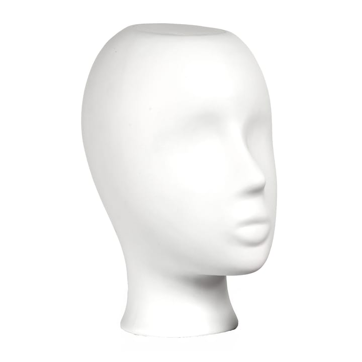 Upside-down head vase 25 cm, Hvid POLSPOTTEN