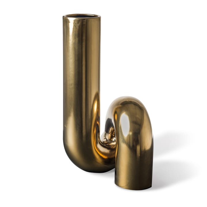 Yourtube vase 37 cm - Guld - POLSPOTTEN
