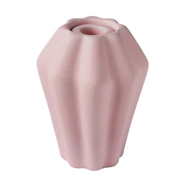 Birgit vase/fyrfadsstage 14 cm - Lily rosa - PotteryJo