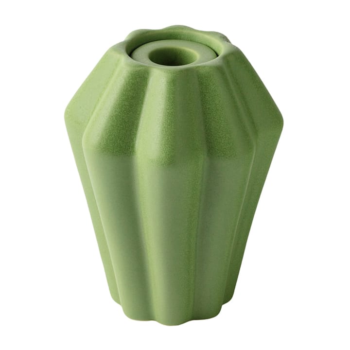 Birgit vase/fyrfadsstage 14 cm - Olive - PotteryJo
