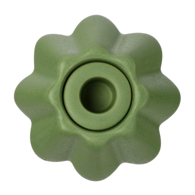Birgit vase/fyrfadsstage 14 cm, Olive PotteryJo