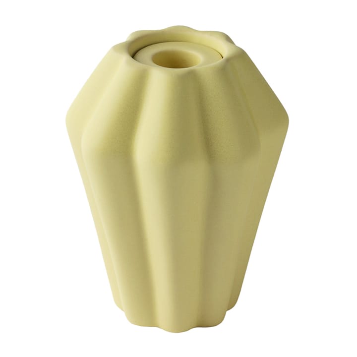 Birgit vase/fyrfadsstage 14 cm - Pale Yellow - PotteryJo