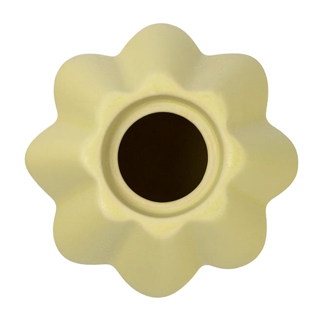 Birgit vase/fyrfadsstage 14 cm - Pale Yellow - PotteryJo