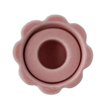 Birgit vase/fyrfadsstage 17 cm - Lily rosa - PotteryJo