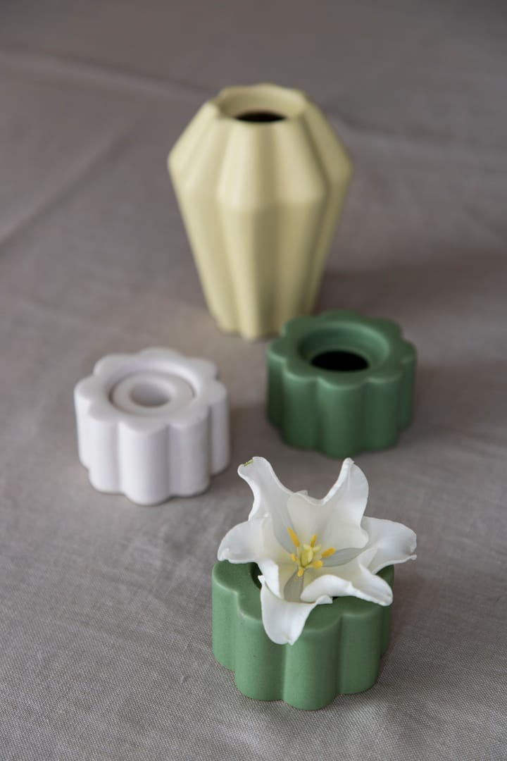 Birgit vase/fyrfadsstage 5 cm, Olive PotteryJo