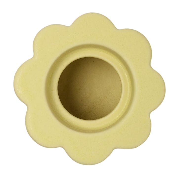 Birgit vase/fyrfadsstage 5 cm - Pale Yellow - PotteryJo