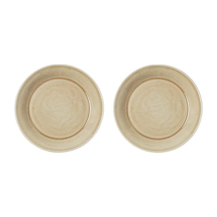 Daga desserttallerken Ø20cm 2-pak - Oat - PotteryJo