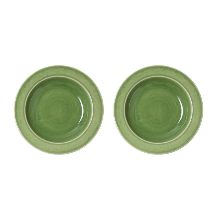 Daga dyb tallerken Ø23,5cm 2-pak - Green - PotteryJo
