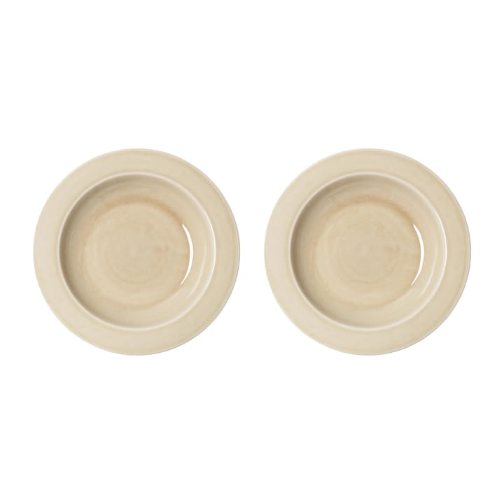 Daga dyb tallerken Ø23,5cm 2-pak - Oat - PotteryJo