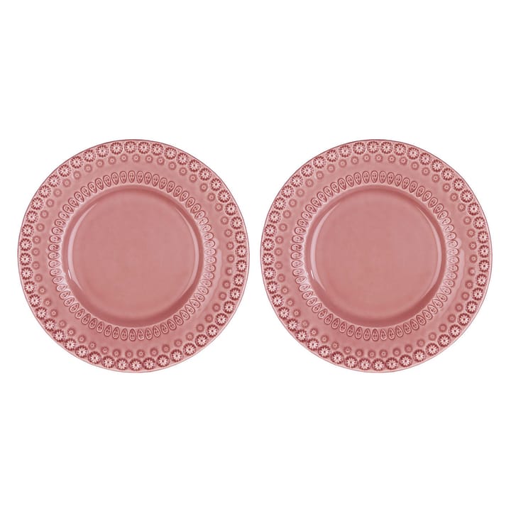 Daisy desserttallerken Ø22 cm 2-pak, Rose (lyserød) PotteryJo
