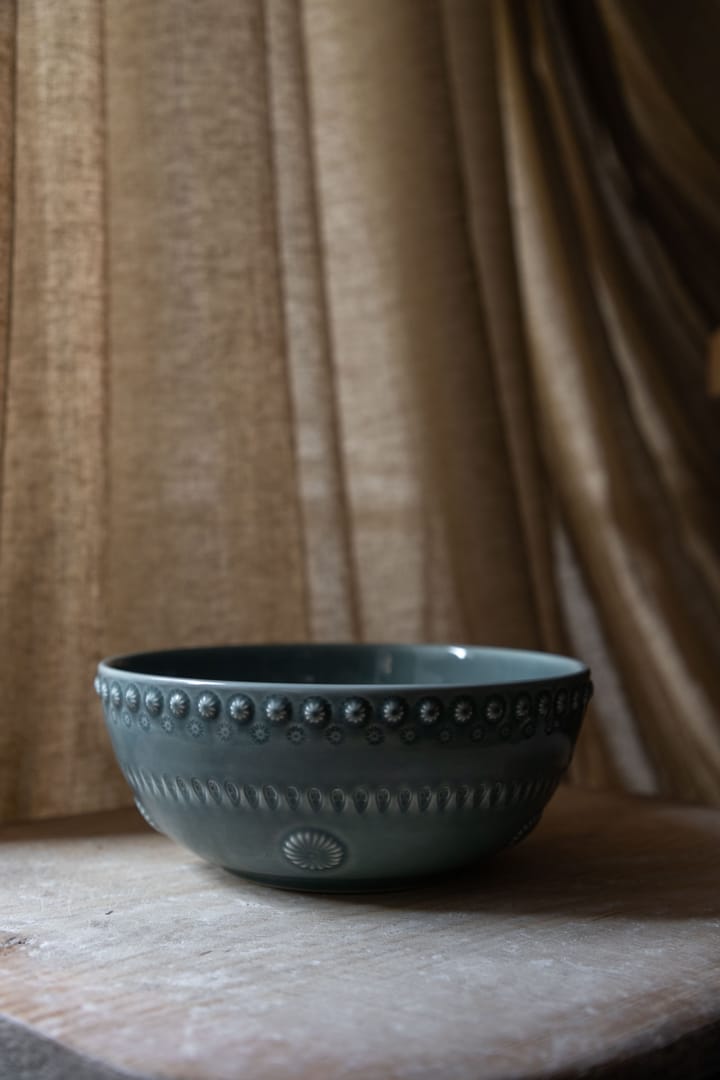 Daisy salatskål Ø 23 cm, Dusty Blue PotteryJo