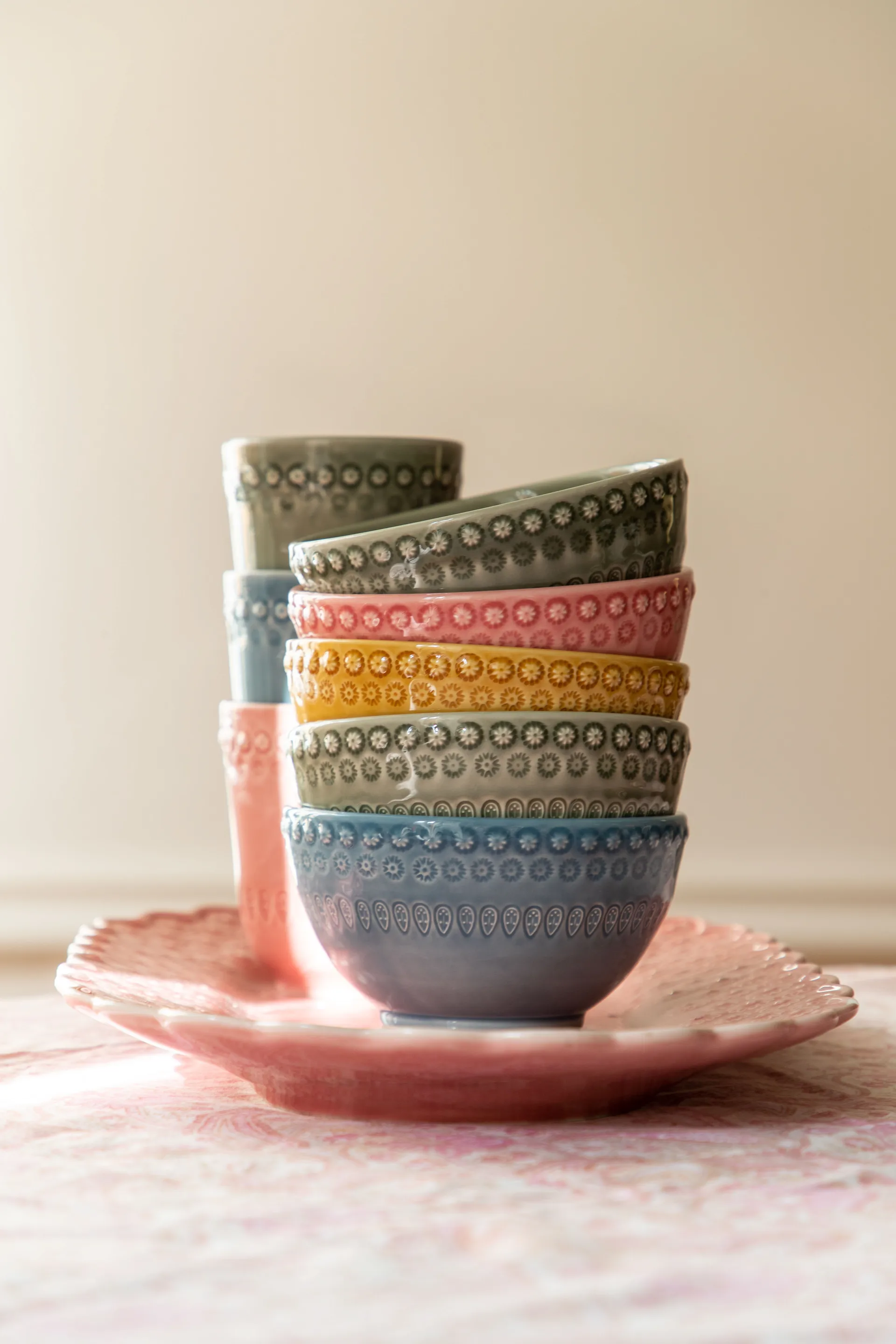 Daisy skål 35 cl 2-pak, Sienna (gul) PotteryJo