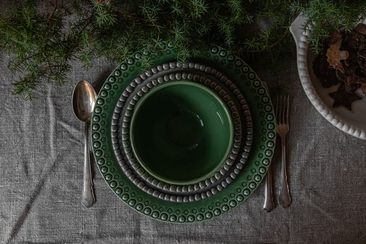 Daisy tallerken Ø29 cm 2-pak - Forest (mørkegrøn) - PotteryJo
