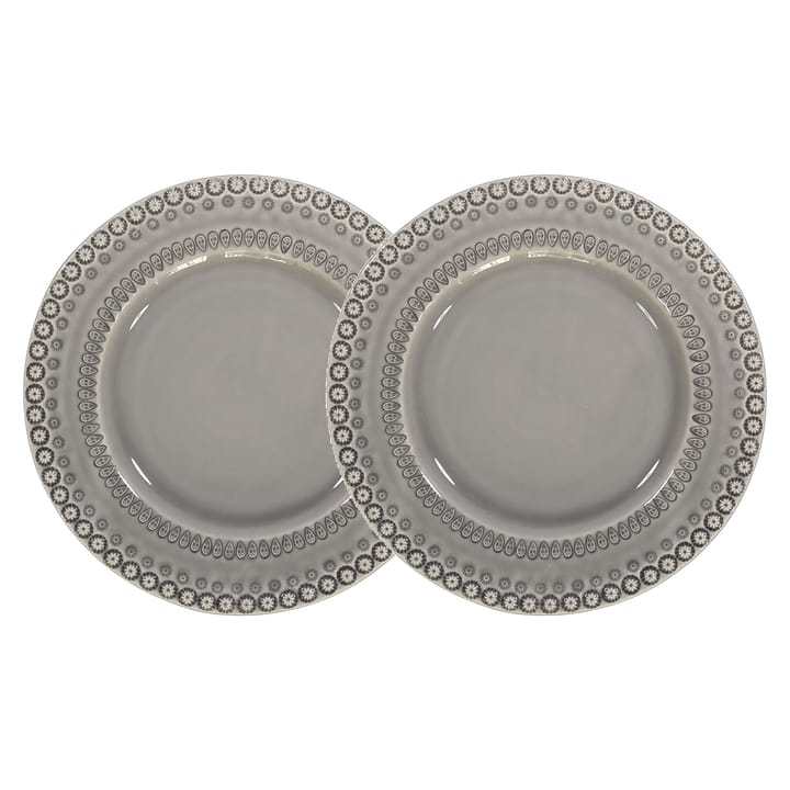 Daisy tallerken Ø29 cm 2-pak, Soft grey (grå) PotteryJo