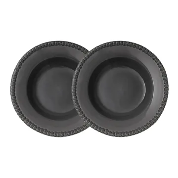 Daria dyb tallerken Ø26 cm 2-pak - Clean grey - PotteryJo