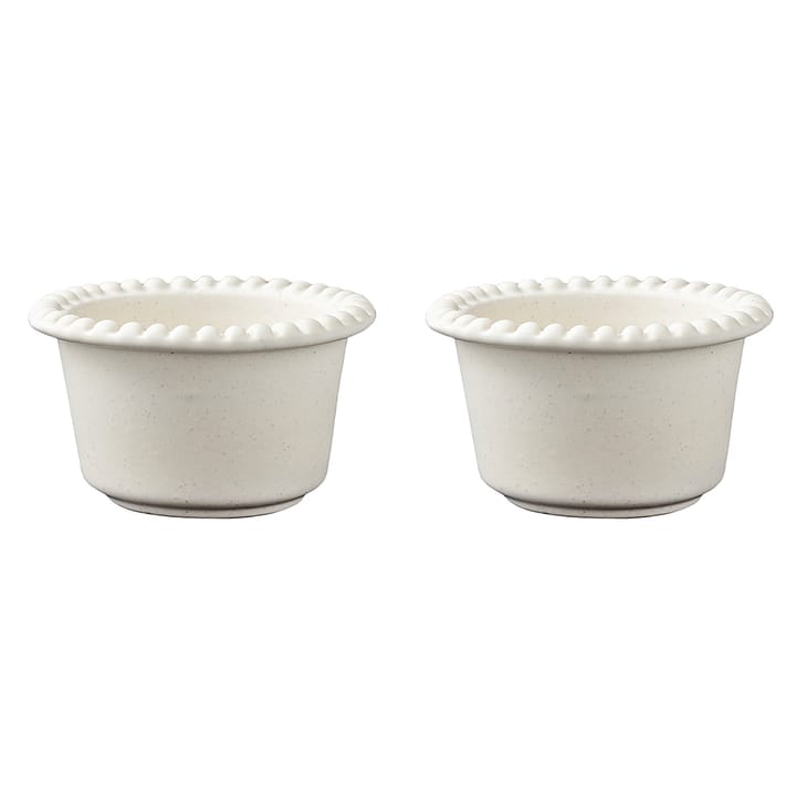 Daria lille skål Ø12 cm 2-pak - Cotton white - PotteryJo