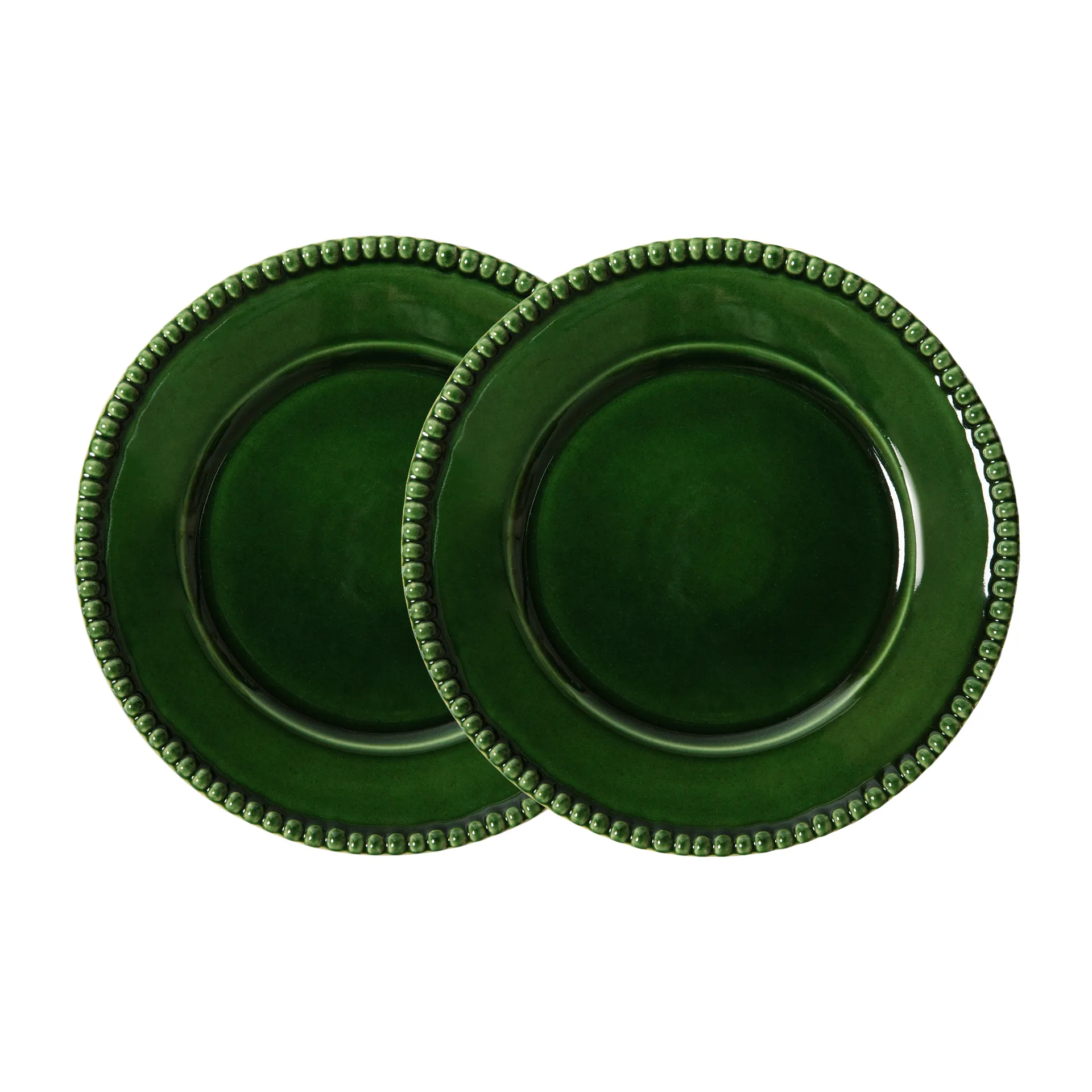 Daria tallerken Ø28 cm 2-pak, Moss
 PotteryJo