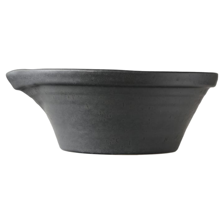 Peep dejskål 35 cm - Matt black - PotteryJo