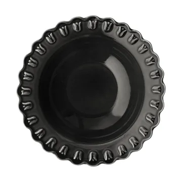 Tulipa dyb tallerken small Ø17 cm 2-pak - Almost black - PotteryJo