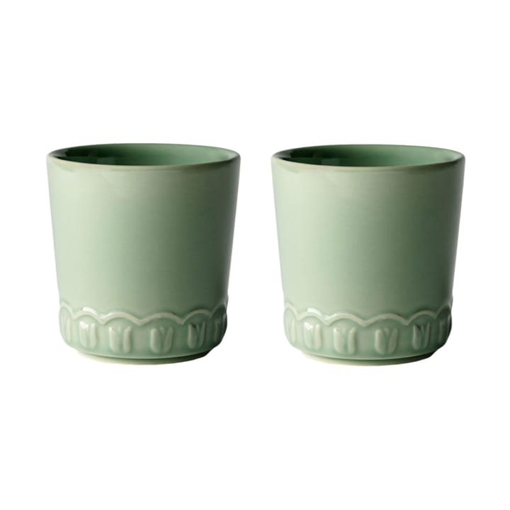 Tulipa kop 20 cl 2-pak - Verona green - PotteryJo