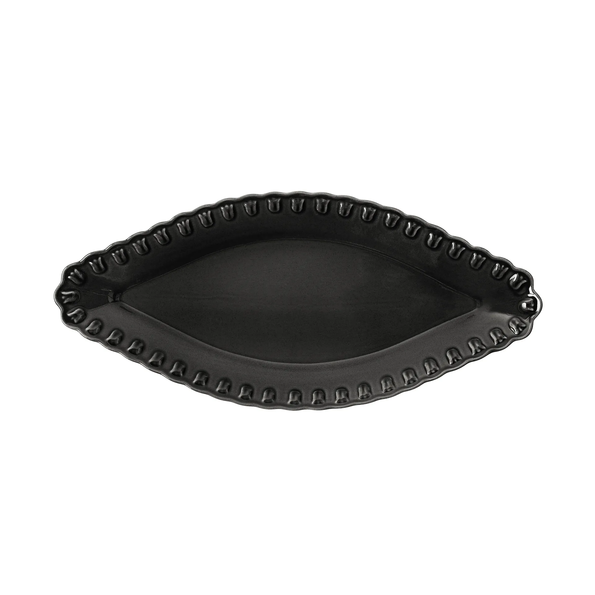Tulipa oval underkop 20x45 cm, Almost black PotteryJo
