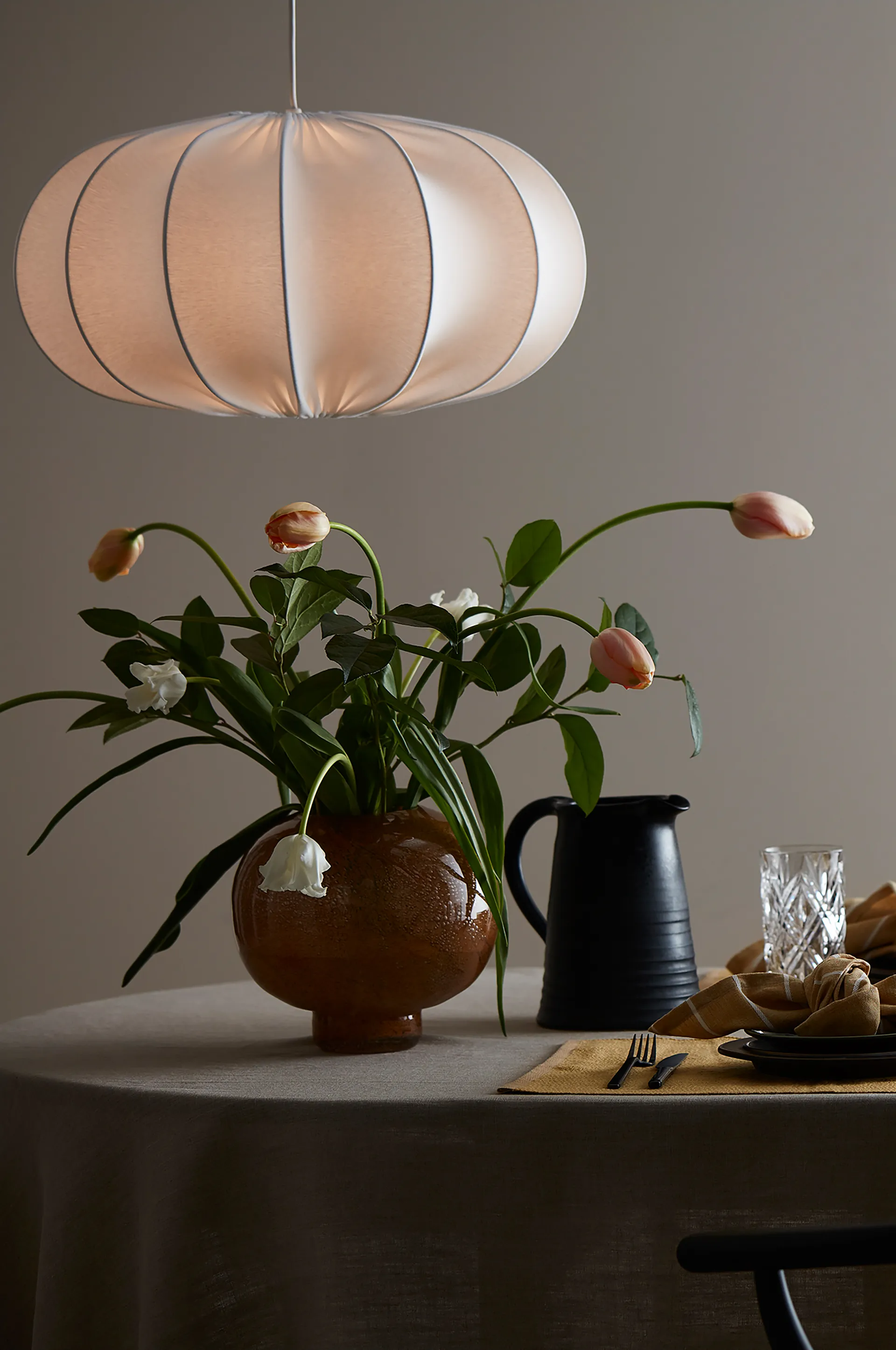 Dalia lampeskærm 50 cm, Hvid PR Home