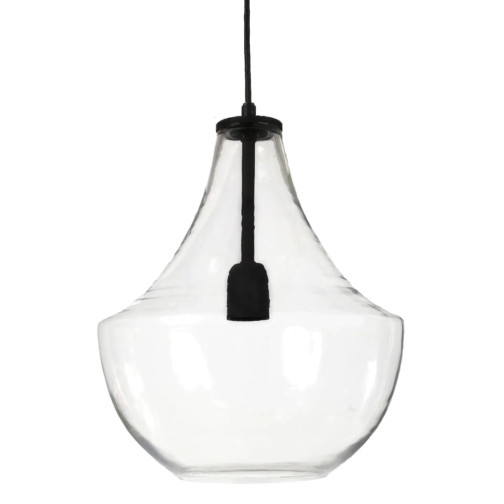 Hamilton loftslampe 30 cm, klar-sort PR Home