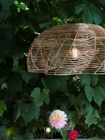 Mayla pendel til udendørs brug - Natur, Ø53 x 32 cm - PR Home