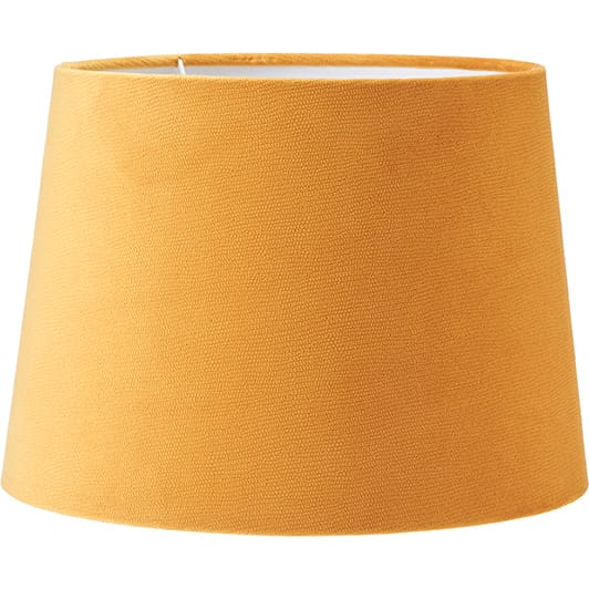 Sofia sammet lampeskærm – 35 cm - Studio yellow - PR Home