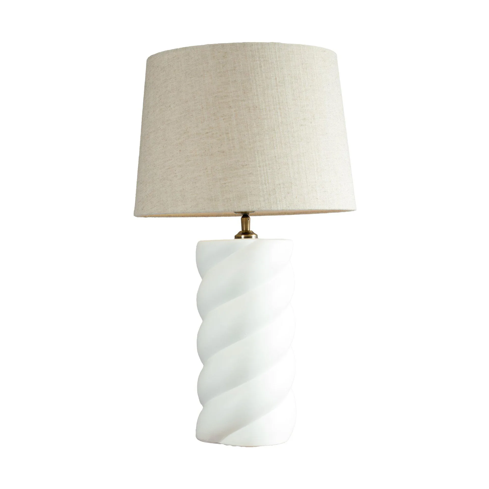 Spin bordlampe, Hvid-beige PR Home
