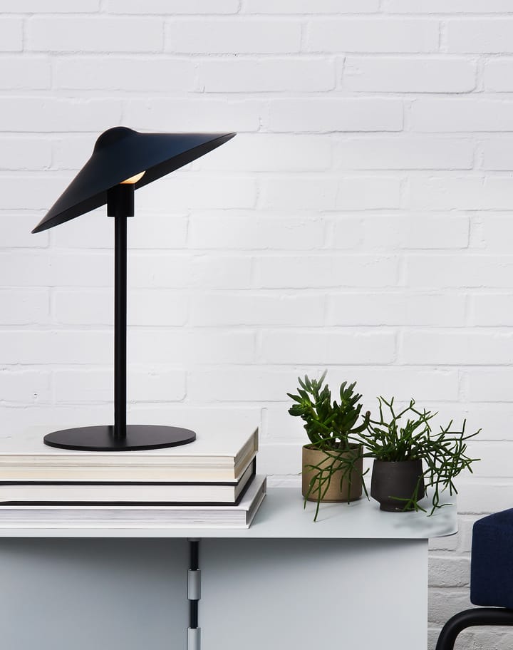 Bonnett bordlampe 41 cm - Sort - puik