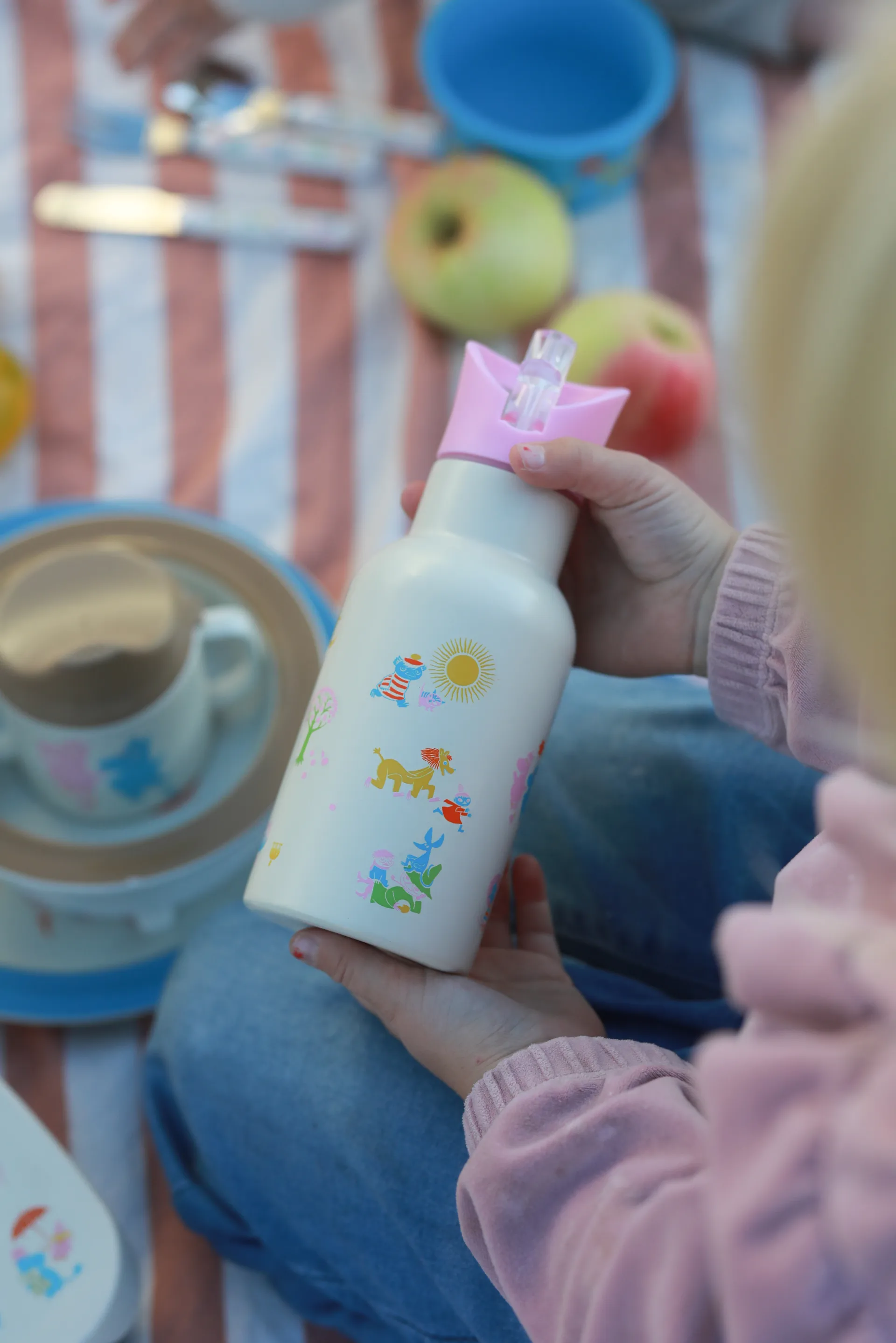 Mumi 80 vandflaske 34 cl, Beige-rosa Rätt Start