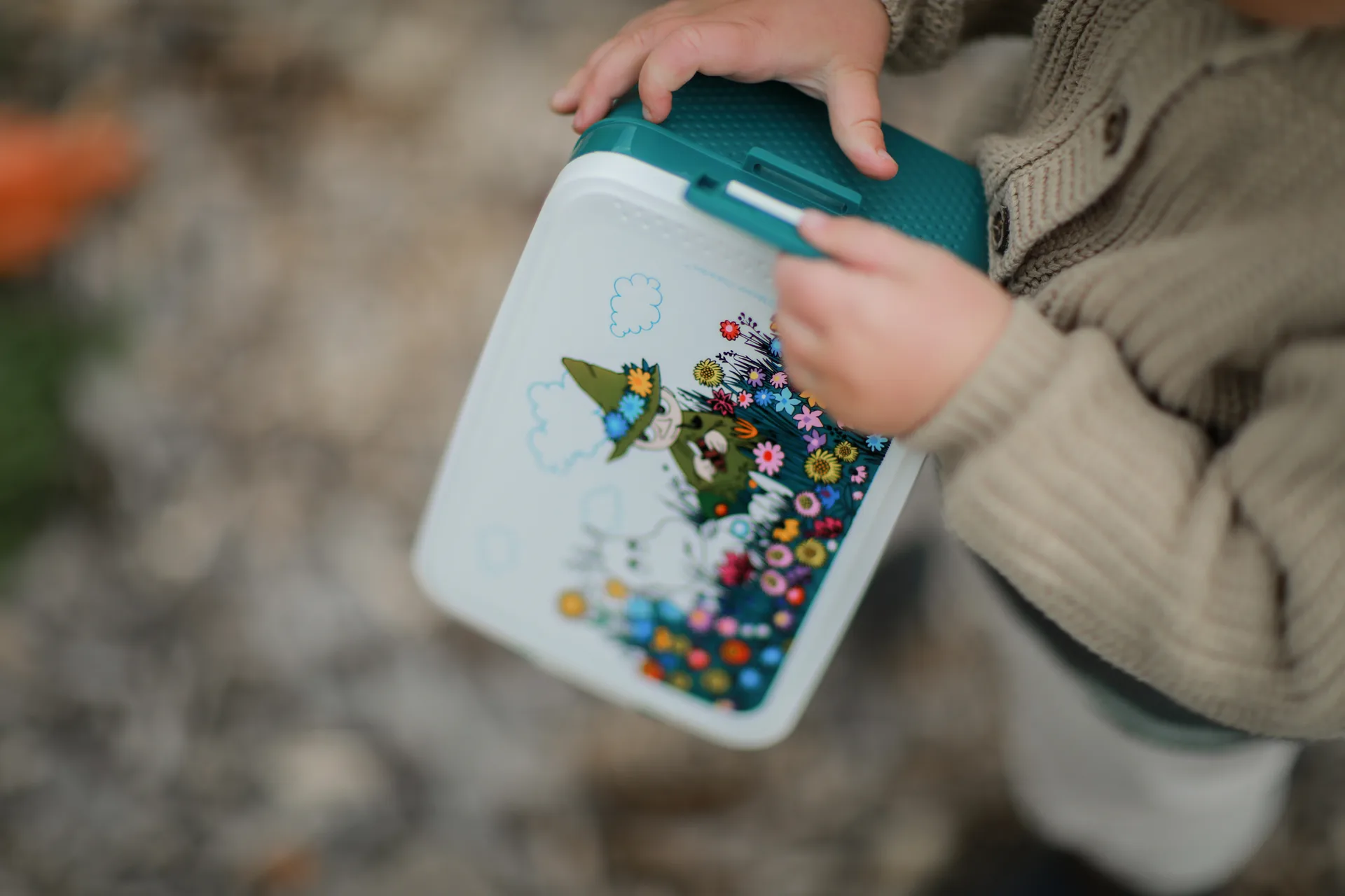 Mumi Eng lunchboks 12×18,5 cm, Grøn Rätt Start