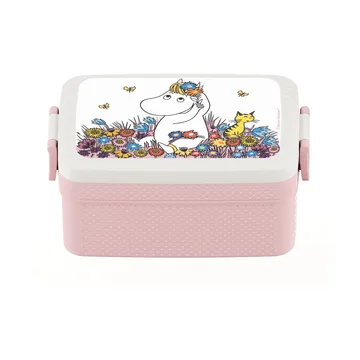 Mumi Eng lunchboks 12×18,5 cm - Lilla-rosa - Rätt Start