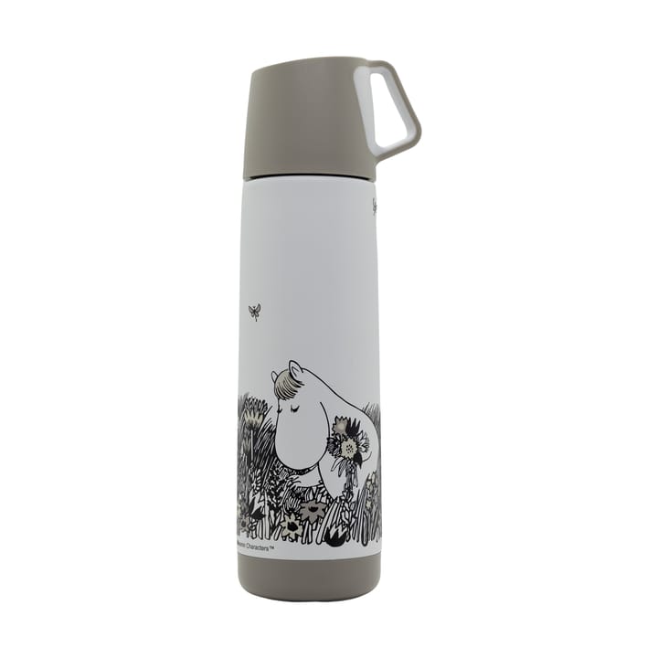 Mumi Graphic termokande 50 cl - Hvid-sort - Rätt Start