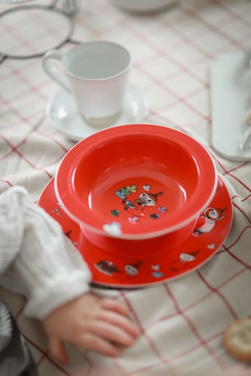 Mumi Lille My sugekopstallerken Ø15,5 cm - Rød - Rätt Start