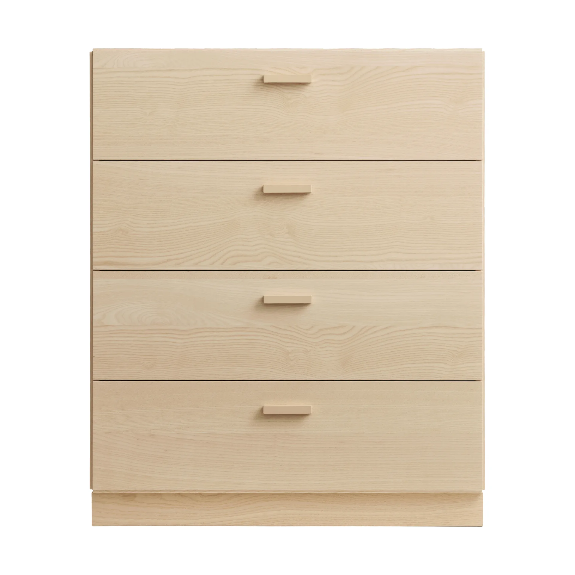 Relief bred kommode med sokkel 82x92,2 cm ask,  Relief