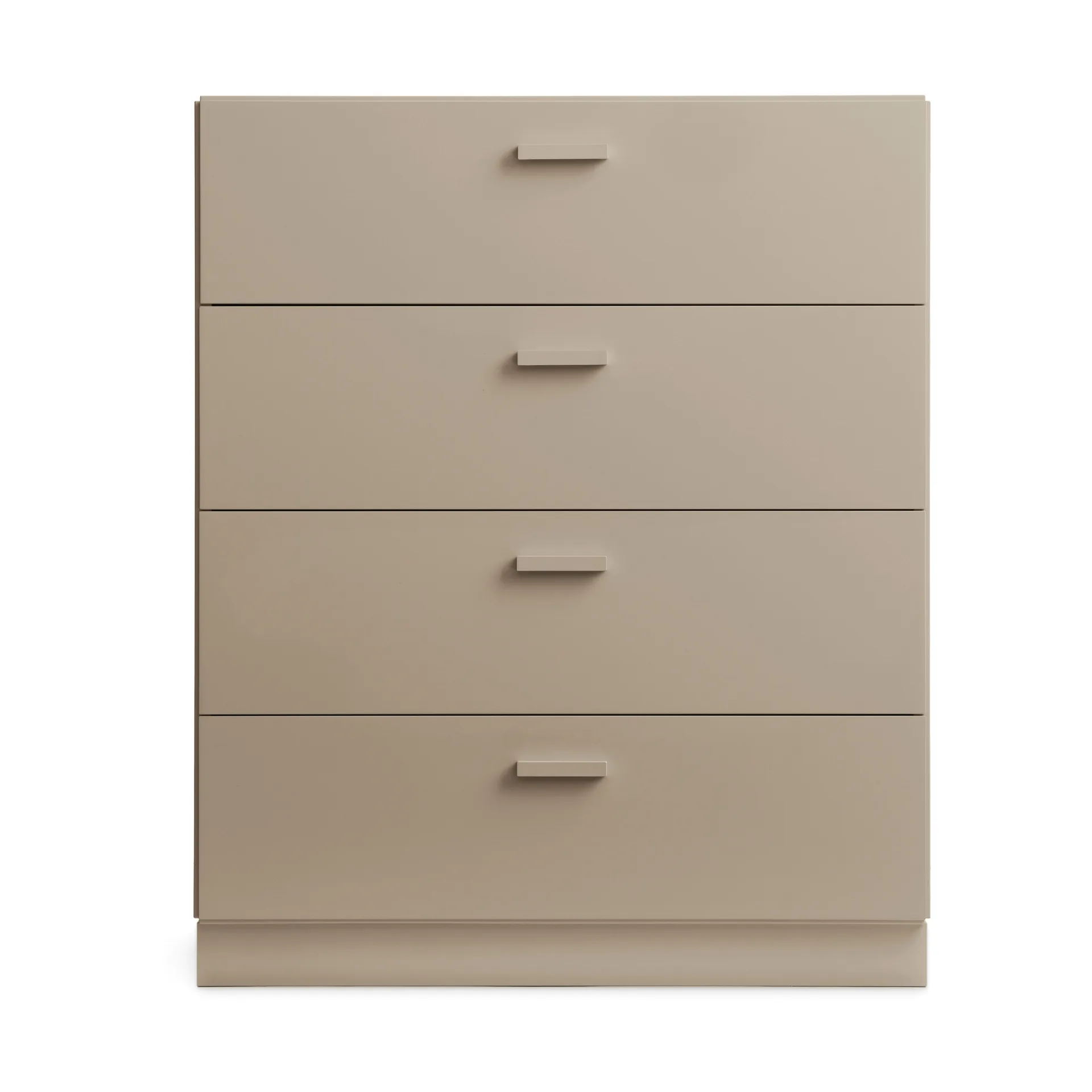 Relief bred kommode med sokkel 82x92,2 cm beige Relief