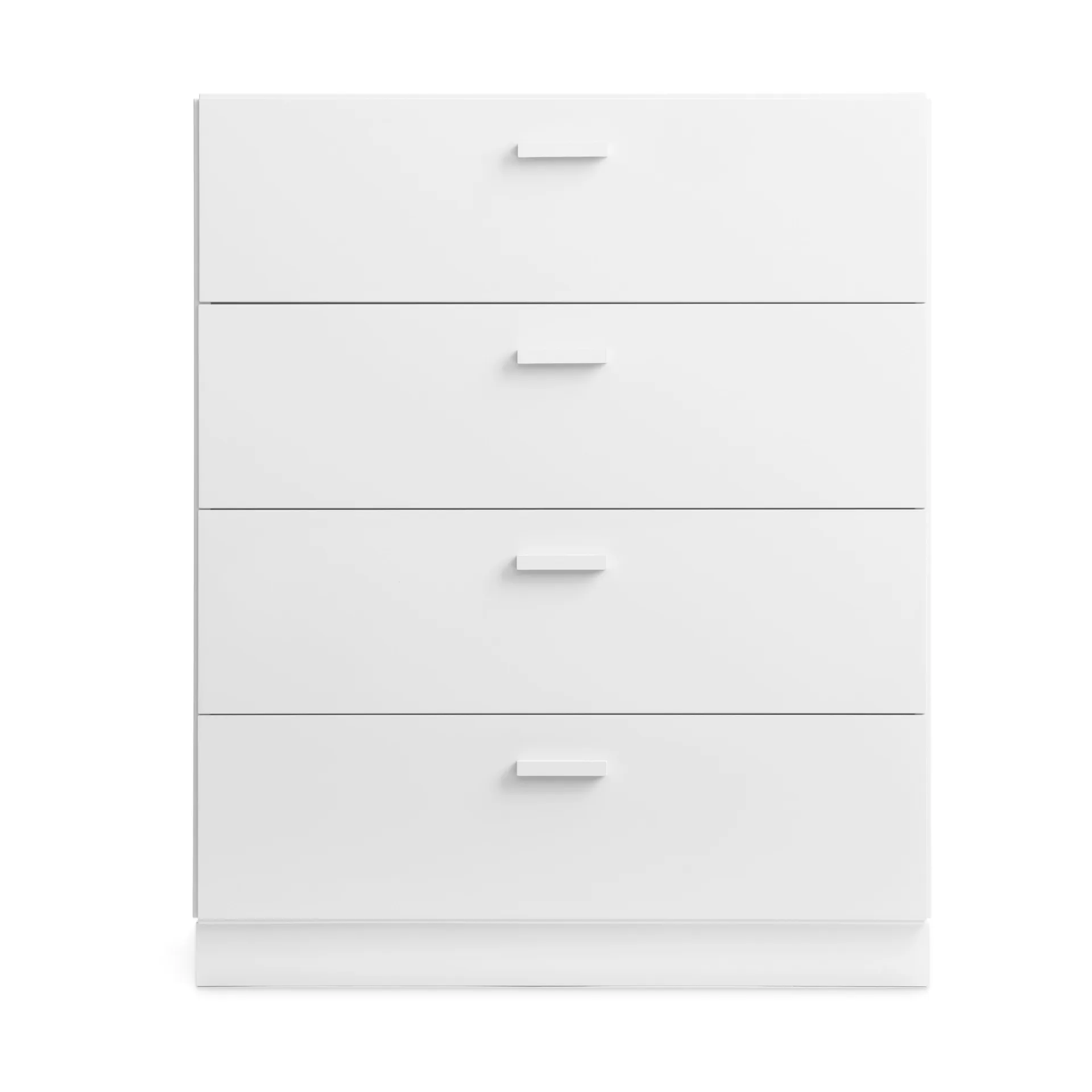 Relief bred kommode med sokkel 82x92,2 cm hvid,  Relief