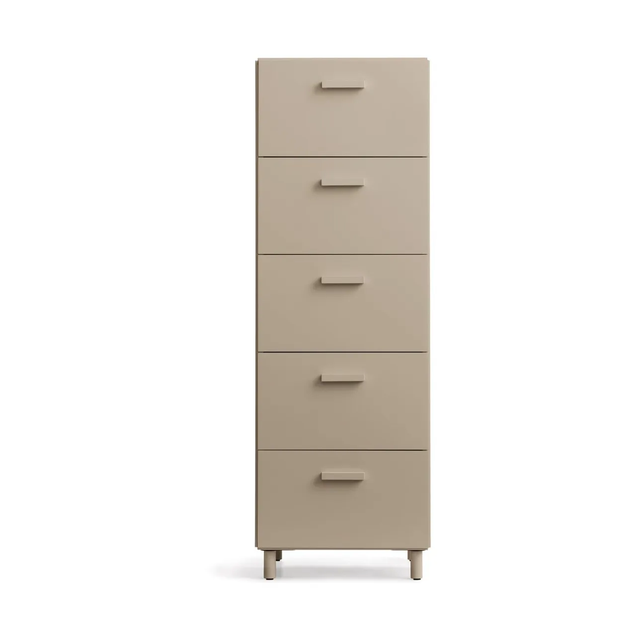 Relief høj kommode med ben 41x115 cm beige,  Relief