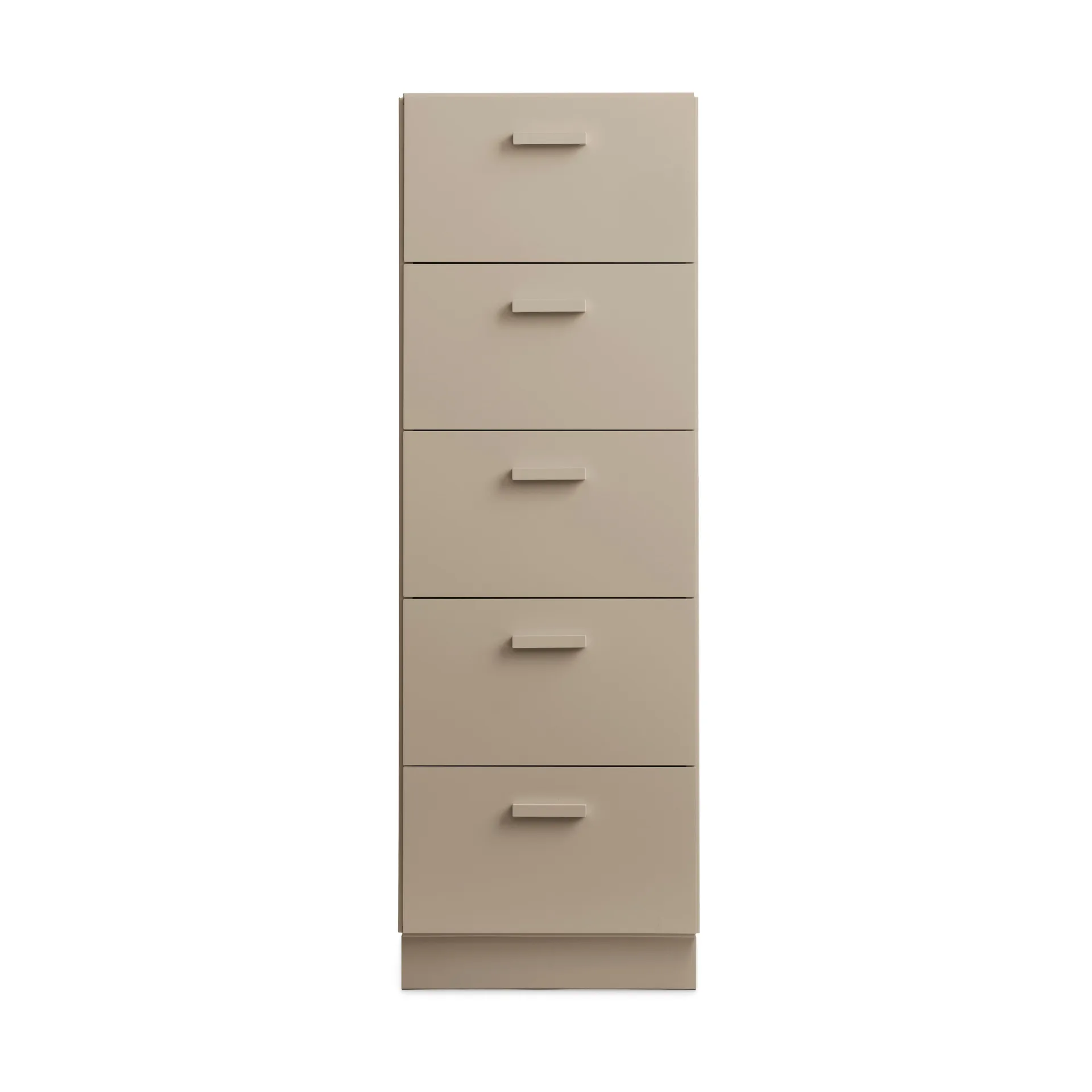 Relief høj kommode med sokkel 41x115 cm beige Relief